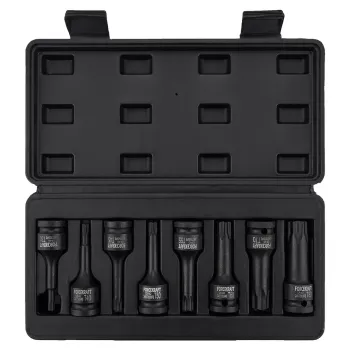 Набор головок-бит TORX ударных 8пр.,1/2''(T30, T40, T45, T50, T55, T60, T70, T80), в кейсе