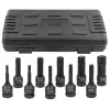Набор головок-бит TORX ударных 10пр.,1/2''(T30, T40, T45, T50, T55, T60, T70, T80, T90, T100), в кейсе