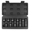 Набор головок-бит TORX ударных 10пр.,1/2''(T30, T40, T45, T50, T55, T60, T70, T80, T90, T100), в кейсе