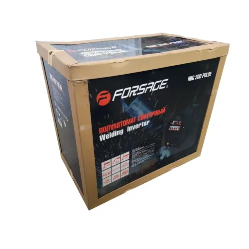 Сварочный аппарат Profi MIG, MMA, TIG (220V, холостой ход 65V,6.0кВт, 5-200А, электрод 1,6-4мм, проволока 0.6-1.2мм, к-т мощности 0.7, цифр. табло)