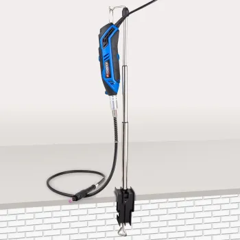 Гравер электрический ручной с набором аксессуаров(130W, 220V, 10000-32000об/мин, цанга 2.3, 3.2мм), в кейсе