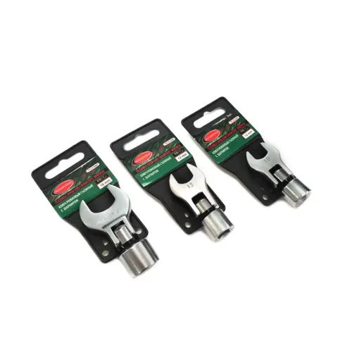 Ключ рожковый съемный с шарниром 16мм 3/8'', на пластиковом держателе