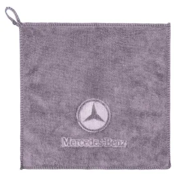 Салфетка чистящая микрофибра с логотипом 30*30 см (3шт/уп)