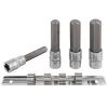 Набор головок-бит Hex 6-гранных, 4 пр. (Н12,Н14,Н17,Н19мм, L-100мм) 1/2'', на планке