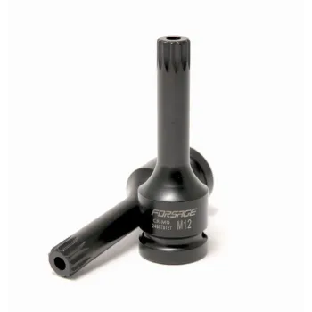 Головка-бита SPLINE глубокая ударная1/2'', M10 с отверстием