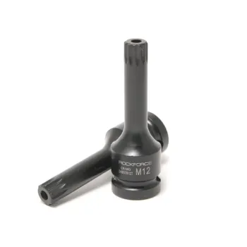 Головка-бита SPLINE ударная M12 с отверстием, 1/2''