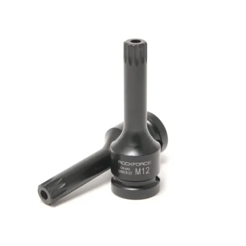 Головка-бита SPLINE ударная M12 с отверстием, 1/2''