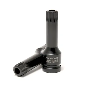 Головка-бита SPLINE ударная M16 с отверстием, 1/2''