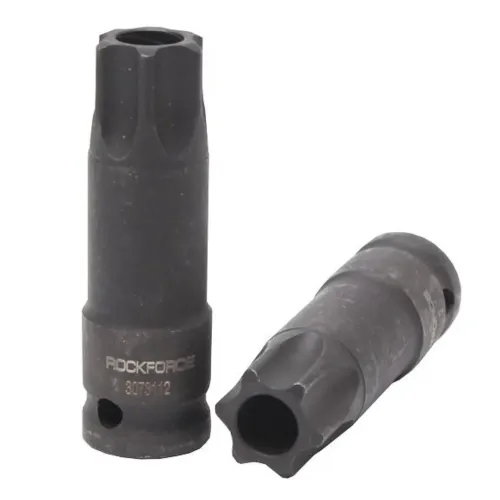 Головка-бита TORX ударная TH45 с отверстием, 1/2''