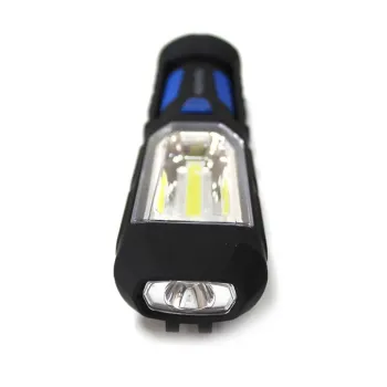 Лампа светодиодная аккумуляторная(4W COB+1W,2 магнита,крючок,180гр.,250Lm,1200mAh,USB провод,время раб.5ч,время заряд.3ч)