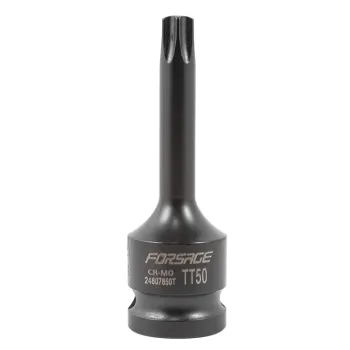 Головка-бита TORX ударная TH50 с отверстием, 1/2''
