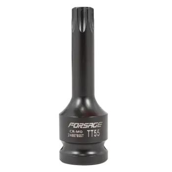 Головка-бита TORX ударная TH55 с отверстием, 1/2''