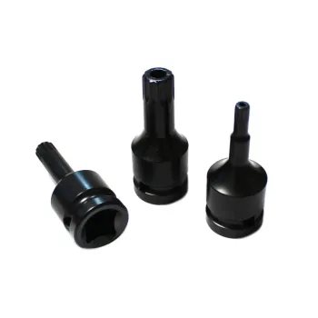 Головка-бита SPLINE ударная M6 с отверстием, 1/2''