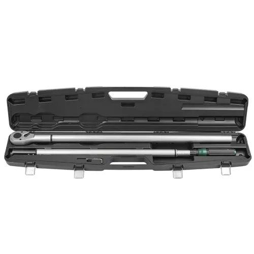 Ключ динамометрический щелчкового типа с быстрой фиксацией ''Premium''480-1500Нм,1'',в пластиковом кейсе