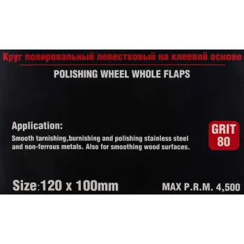 Насадка шлифовальная 120х100мм(Grit 80)