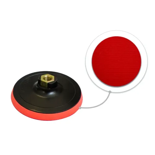 Тарелка опорная с Velcro фиксацией для УШМ (115мм, М14 под ключ)