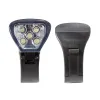 Набор аксессуаров для велосипеда,5пр(фонарь красный-5LED,фонарь белый-5LED,замок-L 65см,лента фликер-2шт),в блистере