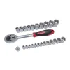 Набор инструментов 25пр.1/4'' 3/8''(6-гр.)(4-19мм),в пластиковом держателе