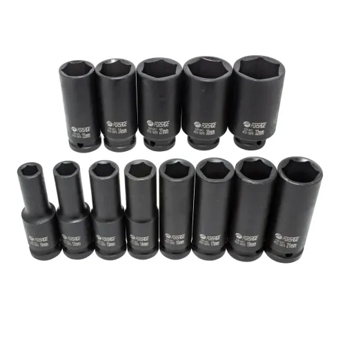 Набор головок ударных глубоких,13пр.,1/2''(10, 12-15, 17, 19, 21, 22, 24,27, 30, 32мм),в кейсе