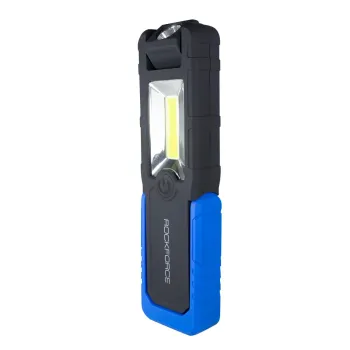 Лампа светодиодная аккумуляторная(5W COB+1W,магнит,180гр.,250Lm,2000mAh,USB провод,время раб.3ч,время заряд.2-3ч,защита гнезда зарядки)