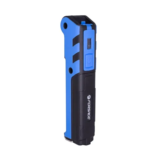 Лампа светодиодная аккумуляторная с магнитом(5W/3WCOB,150/360Lumen,3.7V,2000mAh,t зарядки 4ч,USB провод,защита гнезда зарядки,поворотная 270гр)