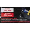 Домкрат подкатной гидравлический 2т (h min 135мм, h max 300мм)