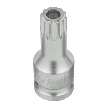Головка-бита SPLINE с отверстием M16 (L-60мм)1/2''