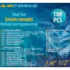 Набор инструментов 108пр. 1/2'', 1/4''(6гр.)(4-32мм)