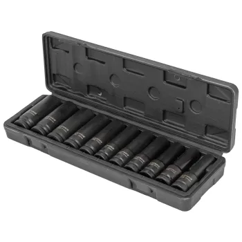 Набор головок ударных глубоких 11пр.1/2'' (6-гр.)(10-15,17,19,21,22,24),в кейсе