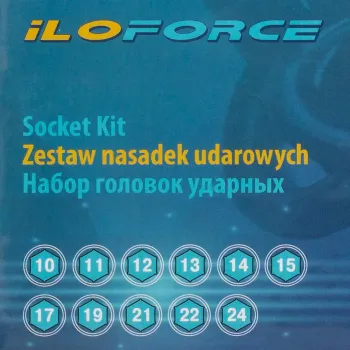 Набор головок ударных глубоких 11пр.1/2'' (6-гр.)(10-15,17,19,21,22,24),в кейсе