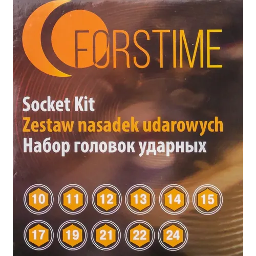 Набор головок ударных глубоких 11пр.1/2'' (6-гр.)(10-15,17,19,21,22,24),в кейсе