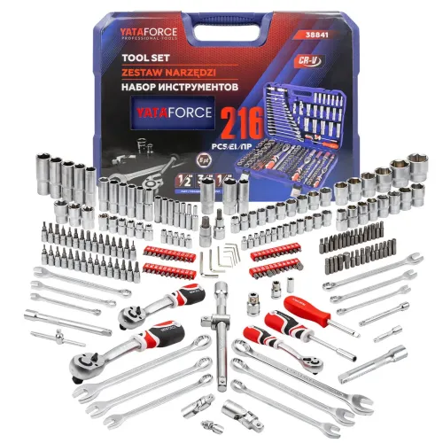 Набор инструментов 216пр. 1/4''3/8''1/2''(6гр, 12гр)