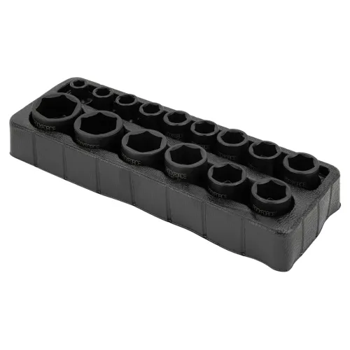 Набор головок ударных, 15пр. 1/2''6гр.(10,12,13,14,15,16,17,18,19,21,22,24,27,30,32мм),в метал. Кейсе