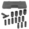 Набор головок ударных глубоких 15пр.,1/2''6гр.(10,12-17,19,21,22,24,27,30,32мм,36мм-12гр), в пластиковом кейсе