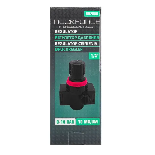 Регулятор давления воздуха 1/4''(F)x1/4''(F)(0-10bar,раб. температура 5°-60°)
