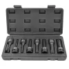 Набор головок-бит SPLINE ударных 8пр.,1/2''(M5, M6, M8, M10, M12, M14, M16, M18), в кейсе