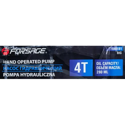 Насос гидравлический ручной, 4т (объем масла 280мл)