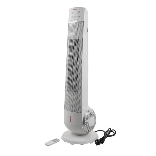 Тепловентилятор электрический поворотный(220V,2200W,S обогрева 22м²,защита от перегрева+пульт ДУ)