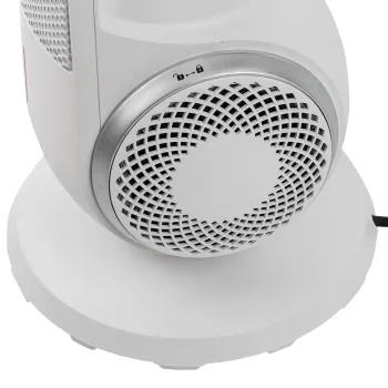 Тепловентилятор электрический поворотный(220V,2200W,S обогрева 22м²,защита от перегрева+пульт ДУ)