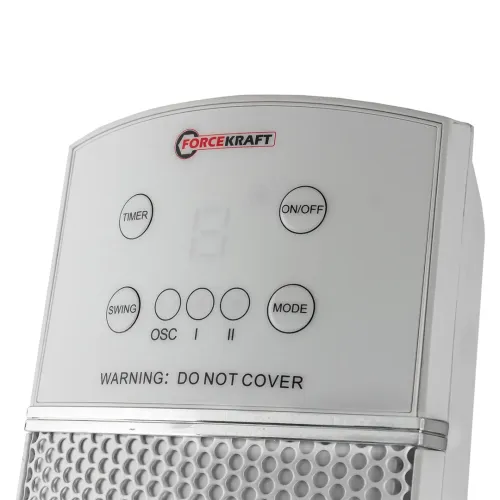 Тепловентилятор электрический поворотный(220V,2200W,S обогрева 22м²,защита от перегрева+пульт ДУ)