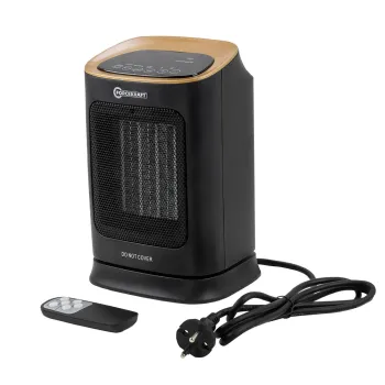 Тепловентилятор электрический поворотный(220V,1800W,S обогрева 18м²,защита от перегрева+пульт ДУ)