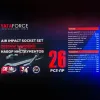 Набор инструментов ударных 26пр. 3/4''(6гр.)