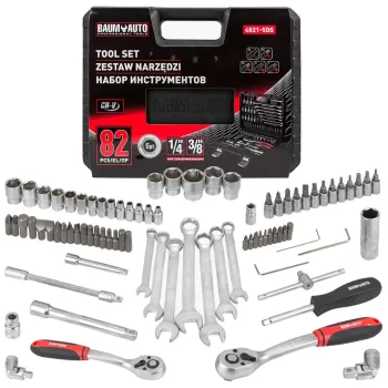 Набор инструментов 82 пр. 1/4''3/8''(6гр.)(4-22мм)