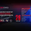 Набор инструментов ударных 26пр. 3/4''(12гр.)