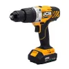 Дрель-шуруповерт аккумуляторная (JCB-18CD-B-E) 18V, max 45Nm в комплекте с зарядным устройством (JCB-18VFC-E) 2.4A и батареей аккум(JCB-20LI-E) 2.0AH