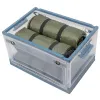Складной пластиковый контейнер WMC TOOLS WMC-ORGB, 66 л, на колёсах
