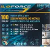 Набор сверл по металлу,100пр.(1,2,2.5,3,3.2,3.5,4-по 10шт,4.5,5,5.5,6,6.5-по 5шт,8,10-по 2шт)в кейсе