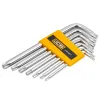 Ключи Г-образные TORX, набор 7пр. (Т10, Т15, Т20, Т25, Т27, Т30, Т40)