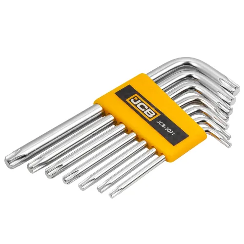Ключи Г-образные TORX, набор 7пр. (Т10, Т15, Т20, Т25, Т27, Т30, Т40)