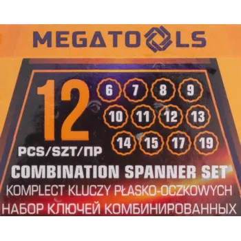 Набор ключей комбинированных, 12 предметов